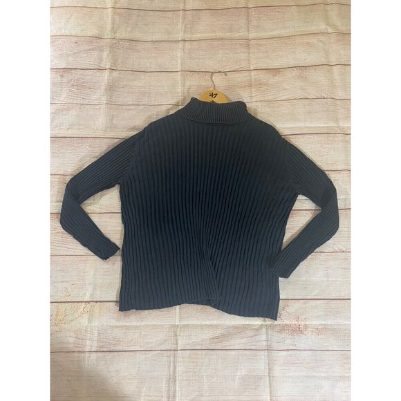 Neiman Marcus Exclusive Women's 100% Silk Turtle Neck Sweater - XL - Picture 3 of 11